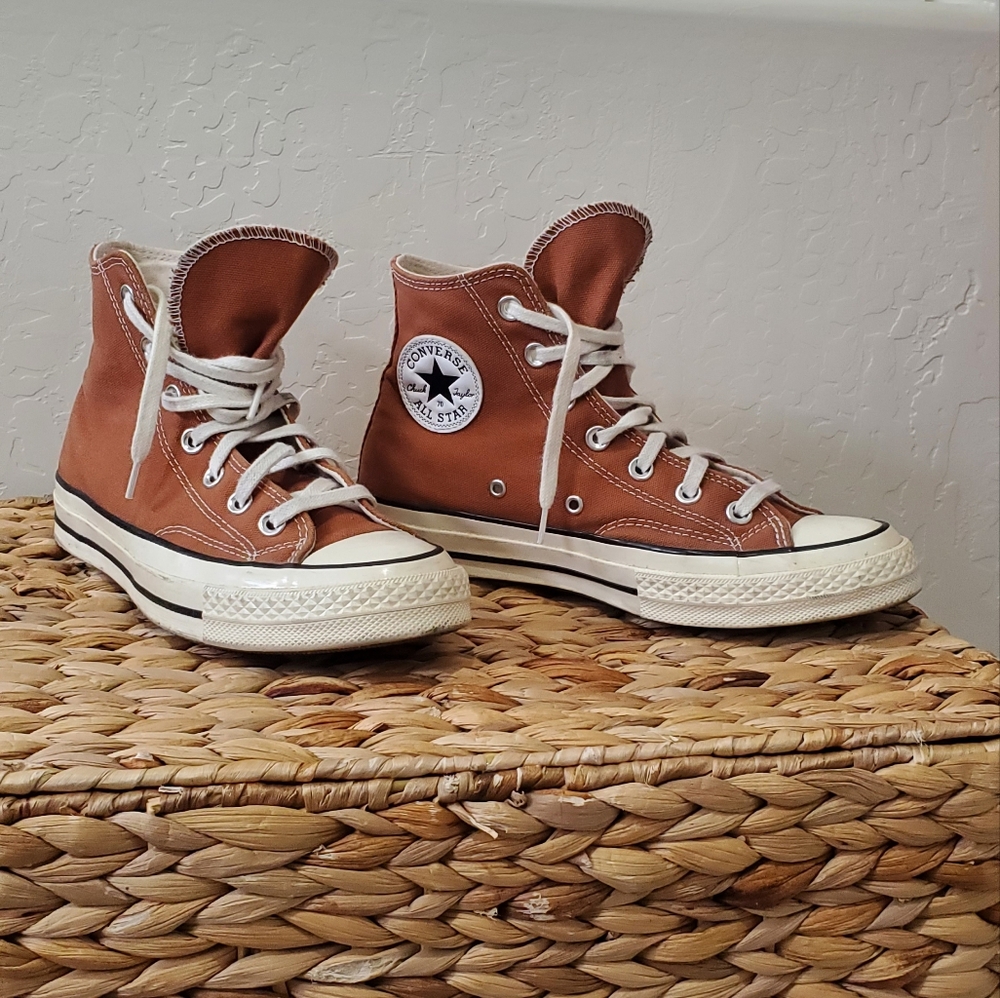 Converse High-Top Sneakers in Copper